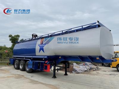 China 3 Achsen 40000 Liter Q235-Kohlenstoffstahl-Behälter-halb Anhänger-für Rohöl zu verkaufen