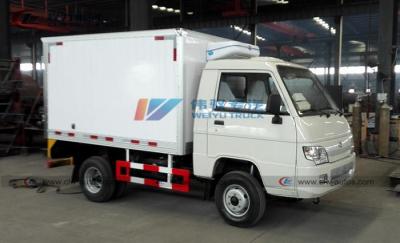 China Foton Forland 1 transporte de la carne de Ton Small Freezer Van Truck For en venta