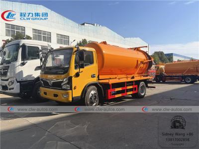 China Klärgrube-LKW DONGFENG Furuicar 8m3 Vakuumsaug zu verkaufen