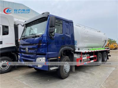 China Abwasser-Saug-LKW SINOTRUK HOWO 16cbm mit Vakuumpumpe Italiens BP zu verkaufen