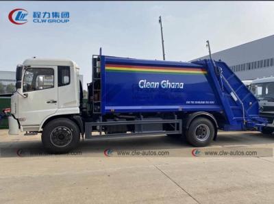 China Carbon Steel Q235 Side 4mm Bottom 5mm 12m3 Garbage Bin Compacted Truck In Ghana Market for sale