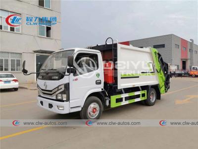 China Dongfeng brand 6cbm Waste Collection Truck Garbage Compressed Truck for sanitation for sale