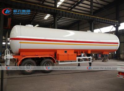 中国 2半LPG Transportionのタンカーのトレーラーのための半車軸40.5M3 20MTタンク トレーラー 販売のため