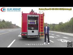 Offroad Fire Engine Truck With 4000 - 6000L Water Foam Tank