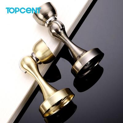 China TOPCENT Modern Magnetic Door Stopper Wall Mount Floor Door Holder Easy To Installation Stainless Steel Door Holder for sale