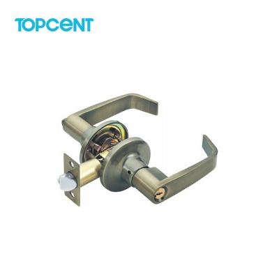 China Topcent Stainless Steel Door Lever Lock Design Solid Casting Stainless Steel Security Door Lock With Lever Handle for sale