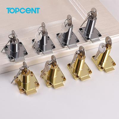 China Topcent Modern Security For Drawer Master Key Casting Hardware Wooden Furniture Locks for sale