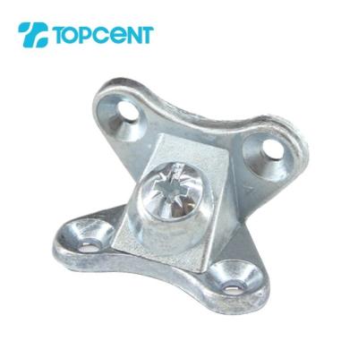 China Topcent New Modern Design Corner Connector Furniture Zinc Alloy Repair Wood Connecting Bracket for sale