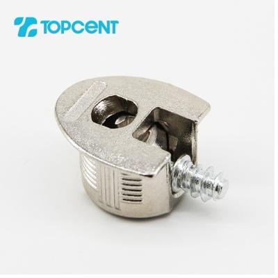 China Topcent Modern Zinc Alloy Furniture Wood Panels Locking Connector for sale