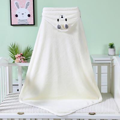 China 0~4 Years New Hintcan Cotton Gauze Super Soft Water Absorbent Baby Blanket Hoodie Suitable For 0~4 Years Baby for sale