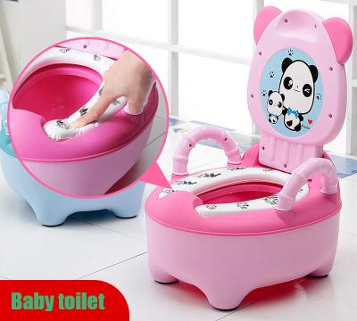 China Hintcan Amazon Baby Portable Toilet Sells New Baby Toilet Cartoon Baby Seat Portable Toilet For Ages 1-6 Unisex for sale