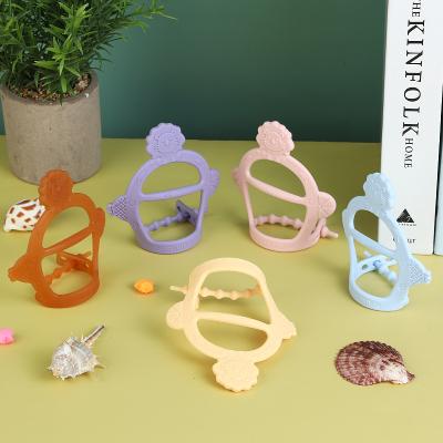 China Toy Hintcan Silica Soft Gel Molar for Baby Consumption Hand Artifact Lion Tooth Glue Baby Soft Hand Ring Tooth Glue Can Be Adjusted for sale