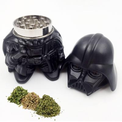 China Custom Logo Smoking Cigarette Grinder Wholesale Herbal Herbal Plastic Cartoon Herb Accessories Healthy Smoking Smoking Grinder for sale