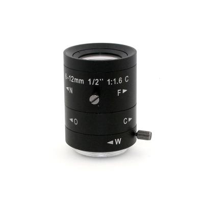 China HD 5MP Zoom 6-12mm C-mount Computer Vision Lens Without Deformation Professional Industrial Camera Lens HT-JT0612 for sale