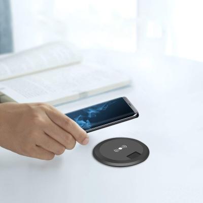 China QC3.0 top selling products 2022 wireless charger in furniture usb charging station table for sale