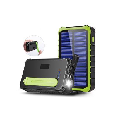 China Best Product 2021 Charger 10000mAh Wildernes Survival Solar Hand Crank Portable Charging Power Bank LED Light RoHS Field Life Necessities for sale