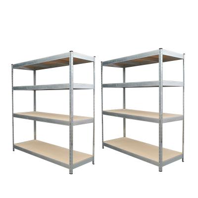 China Corrosion Protection Iron Metal Shelving Racks Shelf For Warehouse Goods Storage for sale