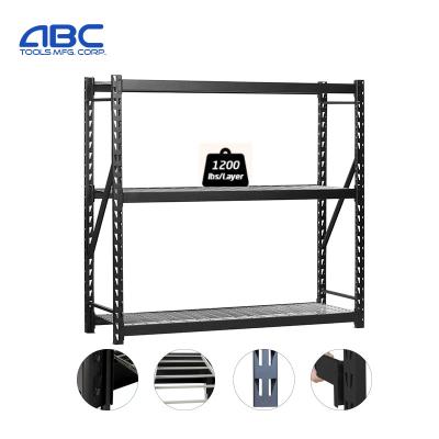 China Corrosion Protection Rack Garage Units Heavy Duty Steel Welded Metal Wire Shelving Shelving for sale