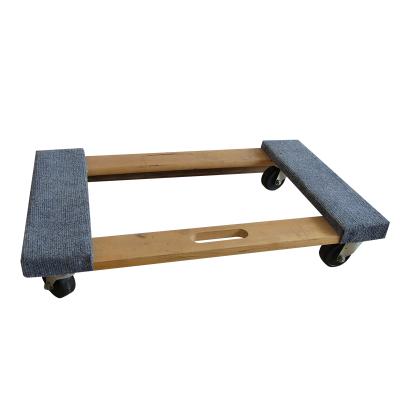 China Factory Durable High Quality Motor Truck Hand Furniture Wooden Cart for sale