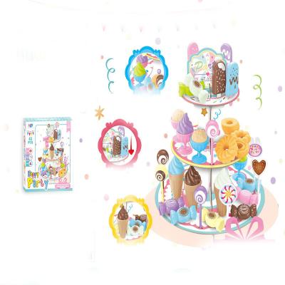 China Plastic Kids Kitchen Set Toy America Box PCS Plastic Spray Kids Kitchen Toy Pretend Play Cooking Game for sale