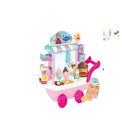 China Plastic Girls Play House Toys Dessert Boat Ice Cream Toy Series for sale