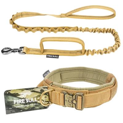 China Durable military tactical dog gear outdoor supplies woven universal wear-resistant dog pet collar for sale