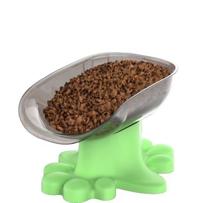 China New non-automatic wholesale custom plastic pet cervical feeder environmental protection splash guard dog bowl for sale