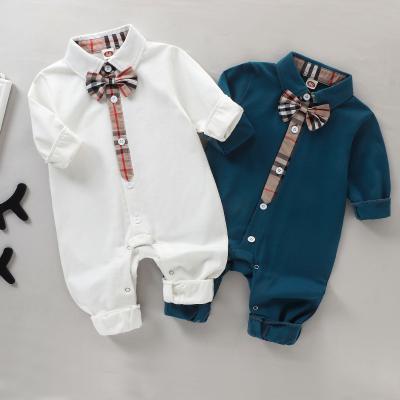 China Hot Selling Baby Long Sleeve Jumpsuit Baby Boy's Rompers Amazon One-Piece Jumpsuit Unisex Cotton Hot Wholesale Unisex Jumpsuits Teams Clothes for sale