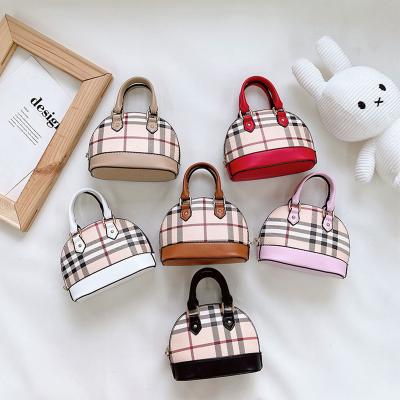 China PU Leather Bag Fashion Children Small Pinch Kids Designer Inspired Mini Cute PU Child Shell Bags Girls Bags for sale