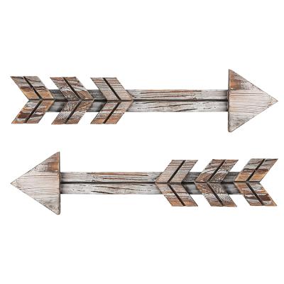 China China Farmhouse Wood Open Wall Hanging Decoration Wooden Arrow Sign for sale