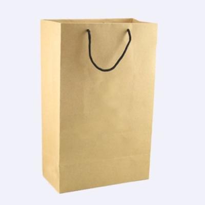 China Biodegradable Wholesale Luxury Custom Logo Shoes Clothes Custom Shopping Kraft Paper Bags for sale