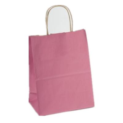 China Factory Wholesale Cheap Recycled Recycled Clothing Kraft Paper Custom Shopping Bag for sale