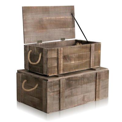 China Space Saving Storage Organizer Natural Wood Case for sale