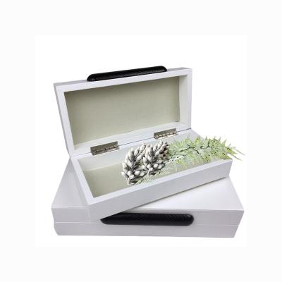 China Manufacturer Viable Wholesale With Cover PU Leather Jewelry Cosmetics Storage Box for sale