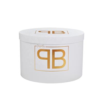 China Recyclable Luxury Customized Logo White Paper Tube Round Bathbombs Gift Set Cylinder Packaging Box for sale