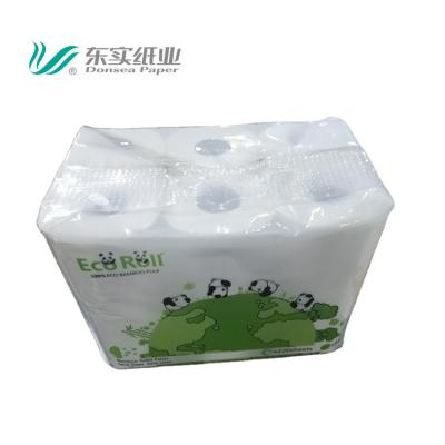 China 100% Virgin Pulp Eco-Friendly Toilet Paper Tissue Free 3 Ply Bathroom Sample 12 Rolls Bamboo Or Customized 96 Rolls 14.5 Gsm Bath Room 3ply for sale