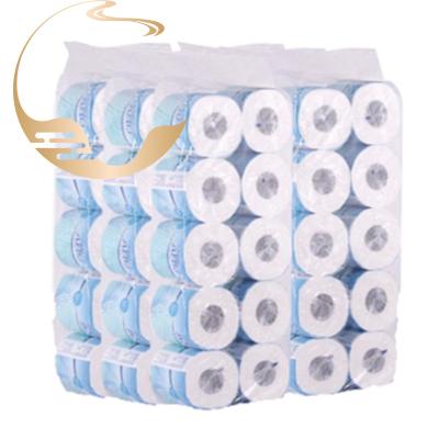 China DONSEA 2021 Hot Sale Private Label Soft Wood Pulp Toilet Paper Bathroom Tissue Eco-friendly for sale