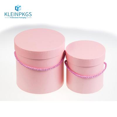 China Recyclable Velvet Round Boxes Disposable Plastic Round Clear Round Plastic Boxprinting Box Cylinder Box for sale