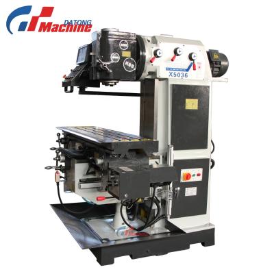 China Vertical Construction Material Stores X5036C Knee Milling Machine Long Life Milling Machine for sale