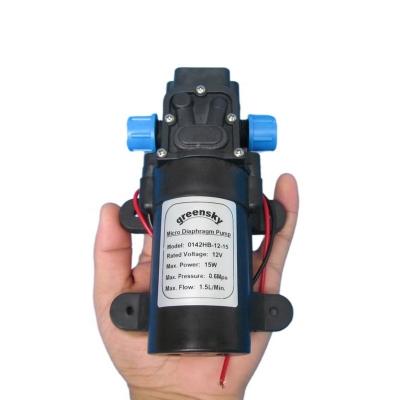 China Factory direct sale 1.5L/Min 12VDC 15W DC self-priming diaphragm pump Grimmsky Automotive Industry for sale