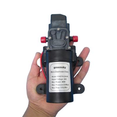 China Factory Grimmsky Automobile Industry Type Pressure Switch 5.5L/Min 24V DC 80W Self-Priming Diaphragm Pump Sell Directly for sale