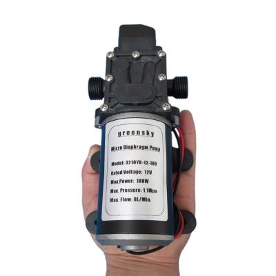 China Factory Grimmsky Automotive Industry Type 8L/Min DC 100W 12V Self Priming Diaphragm Water Directly Selling Pressure Switch Pump for sale