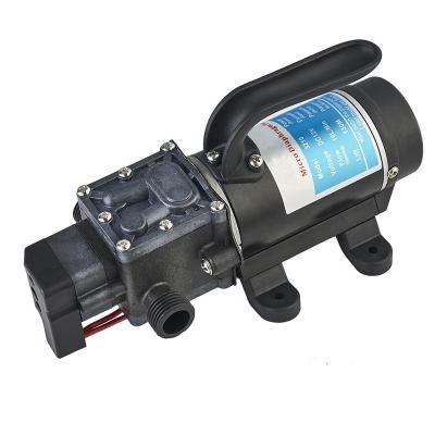 China Automotive Industry Grimmsky Factory Price Pressure Switch Electric High Pressure Diaphragm Pump with Handle and Fan 10L/Min 12V DC 120W for sale