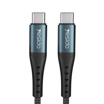 China Yesido 2M PD 3A Charger Charging Type Fast Nylon Braided Mobile Phone MP3/MP4 Player Data Usb C Cable Cord For Android for sale