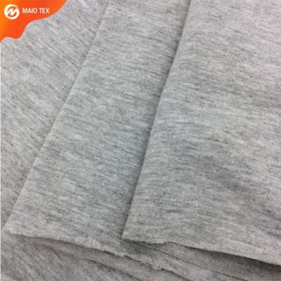 China Heather Gray Plain TC 65%polyester 35%cotton Jersey Fabric Anti-Static In Knitting for sale