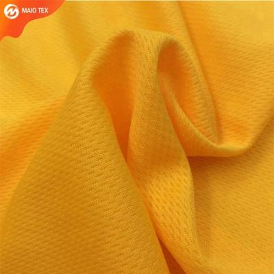 China 75D 36F 100%Polyester Anti-Static Bird Eye Mesh Fabric For T Shirt for sale