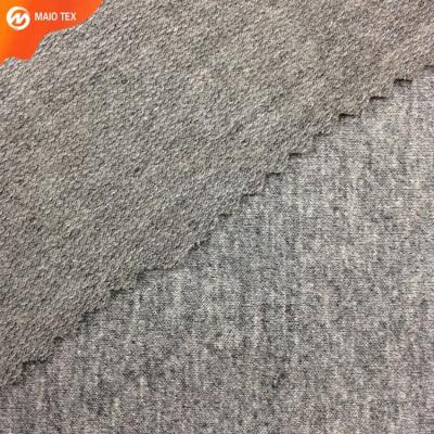 China Gray Color Antistatic Cvc Available Heather 60 Cotton 40 Polyester Knit French Terry Fabric for sale