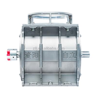 China Flour milling factory hot sale pneumatic conveying stainless steel airlock driver rotary valve with factory direct sale price for sale