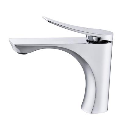 China Bathroom Wash Basin Metered Faucet Manufacturer Single Lever Hot And Cold Water Faucet Basin Mixer for sale