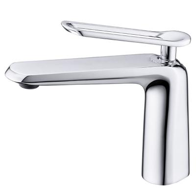 China Bathroom Wash Basin Metered Faucet Manufacturer Single Lever Hot And Cold Water Faucet Basin Mixer for sale